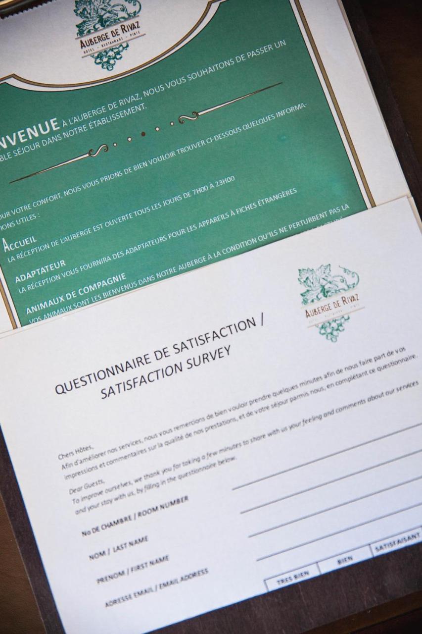 Auberge De Rivaz Kültér fotó